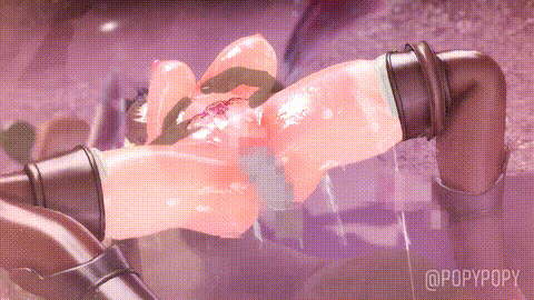 [ろっぴーファンクラブ] 【ライザのアトリエ】ライザVSリップス敗北事後シーン その後.gif