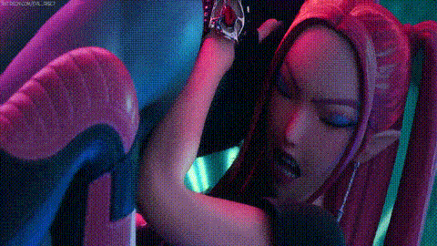 [evil_rise7 _ vileclipse] Mira rides a demon – Animation (+Alternative Version).gif