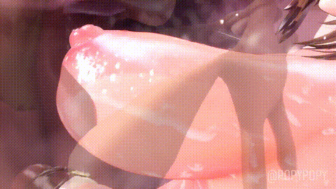 [ろっぴーファンクラブ] 【ライザのアトリエ】ライザVSリップス敗北事後シーン その後.gif