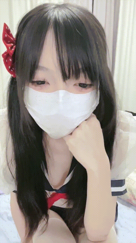 【垂耳兔】双马尾校花! 调教啪啪~煽巴掌~抠逼喷水~过瘾 (1)_p60.gif