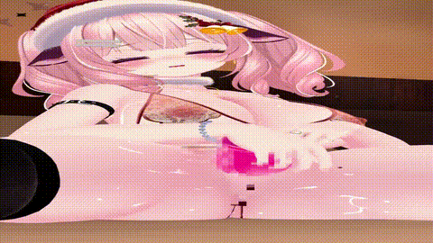 [春羽しか] 【R18動画】性夜個別訪問委員会アフターマゾに優しいサンタさんのオナニー.gif