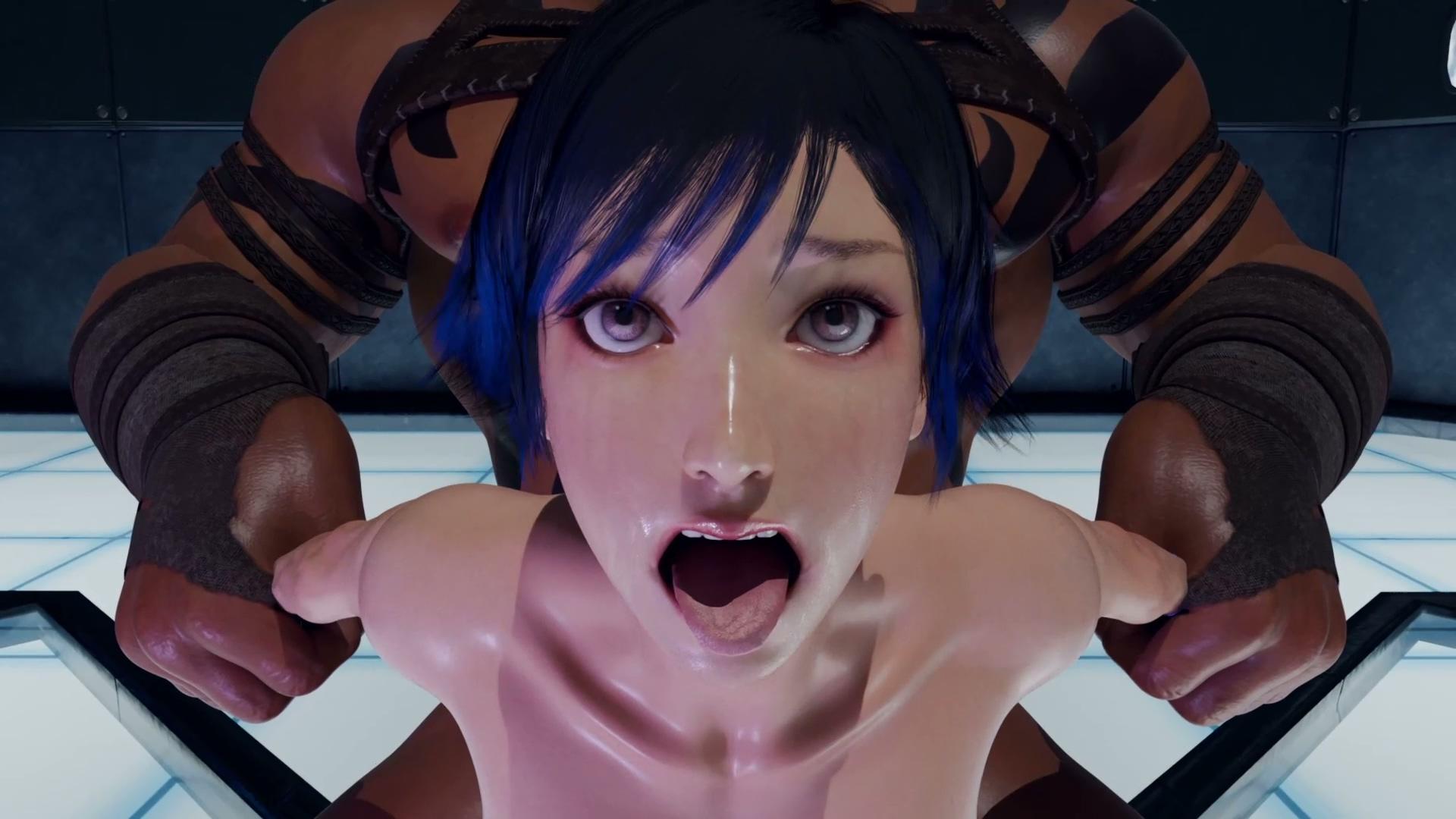 Horny Beetle 3月新作：Taimanin Reina 2 蕾娜 性感黑丝御姐惨遭兽人巨根侵犯中出 被.jpg