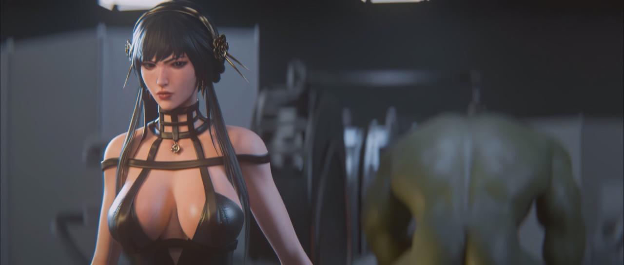 [R2 Studio] 7月新作：YOR FORGER Secret Mission 约尔太太潜入任务失败被敌人肏到失.jpg