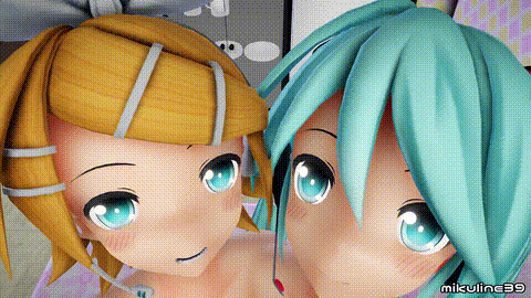 [ミクライン39] ミクとリンを独り占めする動画 i_p20.gif