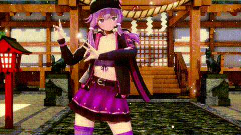 [なっつん] ゆかりさんとあかりちゃんでキスキツネ i_p5 (2).gif