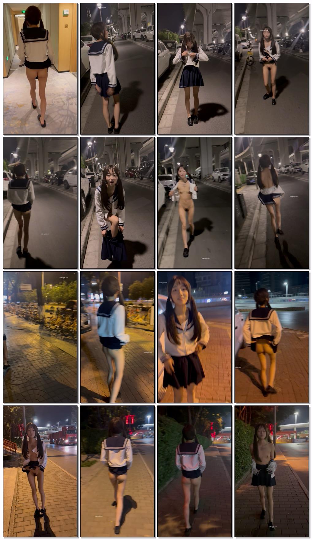 嫩妹涵涵 小泪深夜街头露出2部 情趣制服4K版 (2).jpg