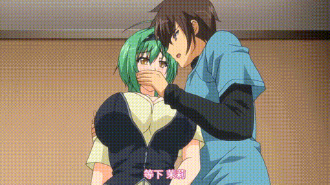 おっぱいハート_彼女はケダモノ発情期ッ__爆乳チアっ娘茉莉特濃ケダモノミルク搾り_中.gif
