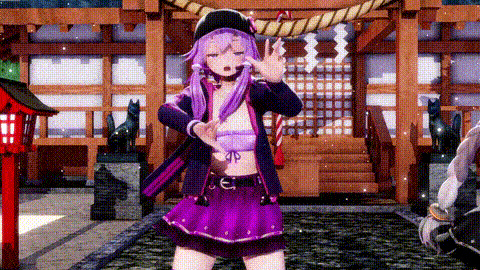 [なっつん] ゆかりさんとあかりちゃんでキスキツネ i_p40 (2).gif