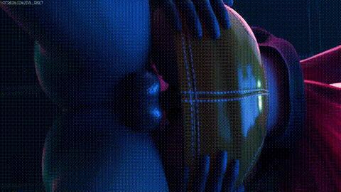 [evil_rise7 _ vileclipse] Mira rides a demon – Animation (+Alternative Version).gif