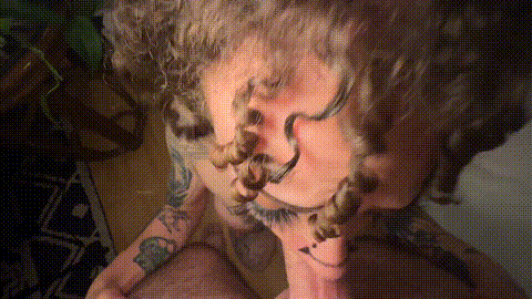 Baphi Babi - Tattooed Squirter Sucks and Fucks Cum Shot in Mouth_p80.gif