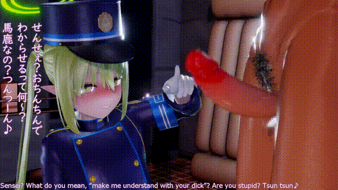 [だぶりゅーP(doubleP)] 【CV台詞有り】生意気ノゾミをお仕置き徹底わからせ…のはず.gif