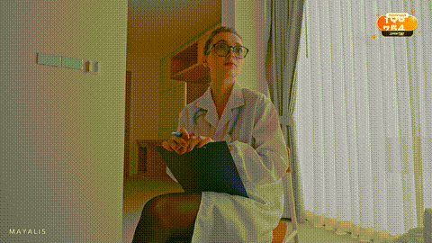 Ended Up In The Hospital With A Hot Nurse And Caught Her Staring At My Dick_p5.gif