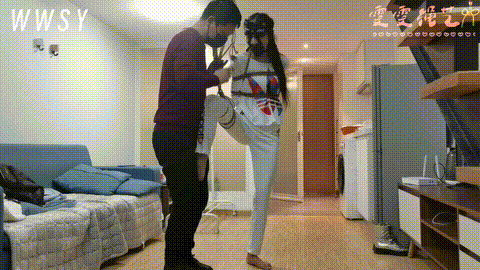 雯雯绳艺 卑鄙的小偷 SM  捆绑  调教  束缚  绳艺_p60.gif