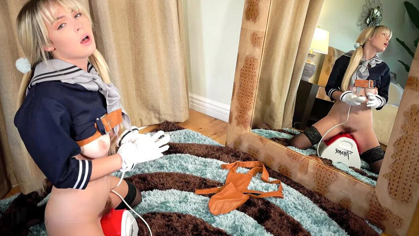 Cosplay Cutie Lilly Bell Rides The Sybian.jpg