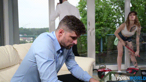 Sex Hungry Eden Ivy Sucks Off Her Bosses And Takes DP Slamming During Meeting_p5.gif