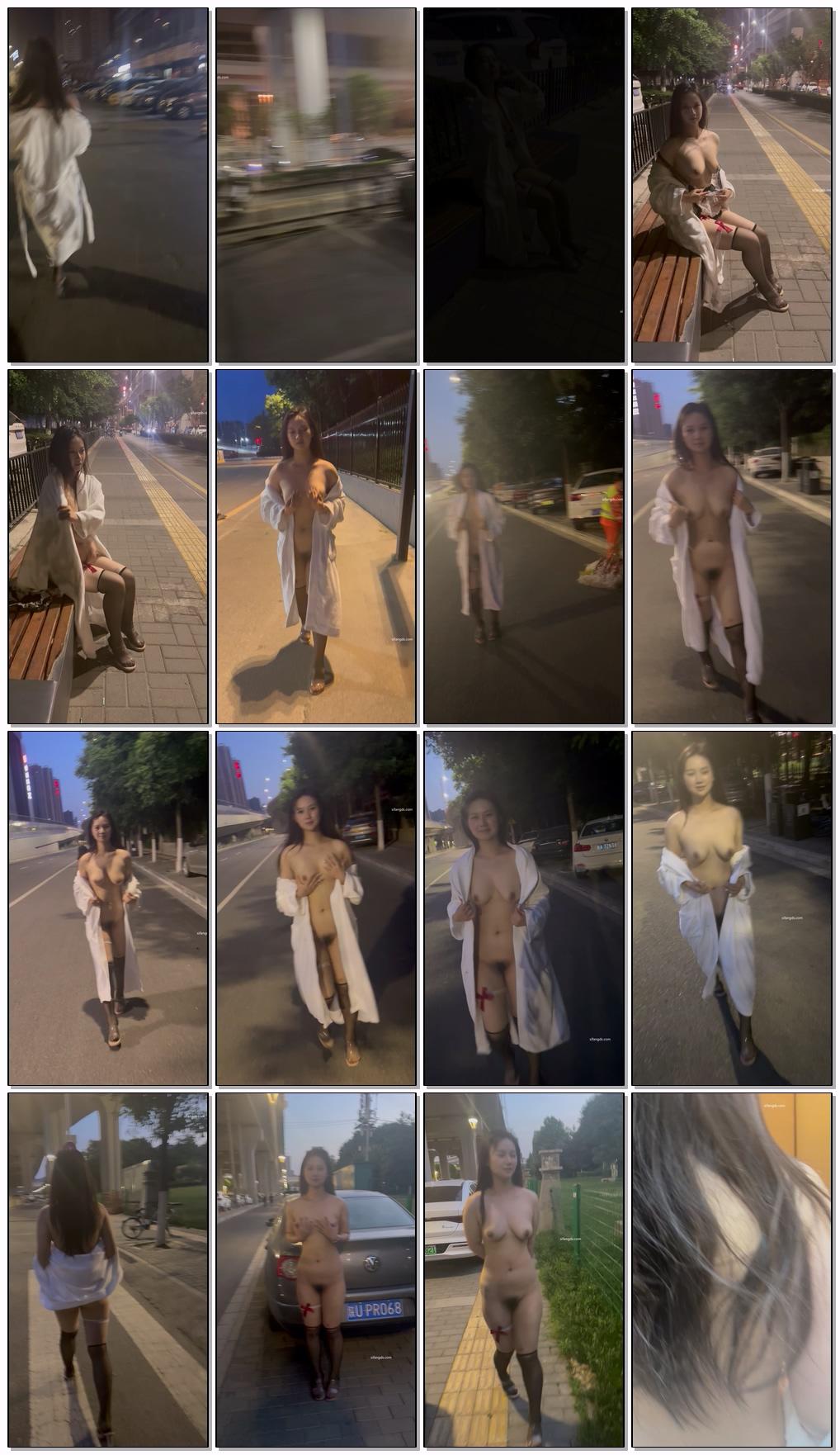 西萌工作室 嫩妹涵涵 小泪深夜街头露出2部 情趣制服4K版.jpg