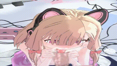 [あな茶のファンティア] おち〇ちんの皮をもてあそぶモモイ i_p40.gif.gif