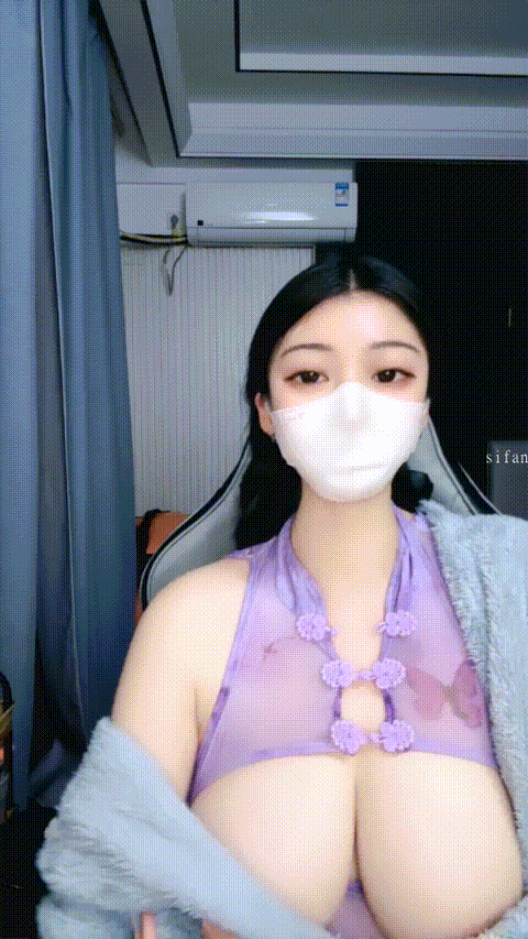 兄弟们 超级大奶子 巨大无比【最爱喝奶茶】甩奶舞 性感内衣超好身材 看着就是爽 (5)_p.gif